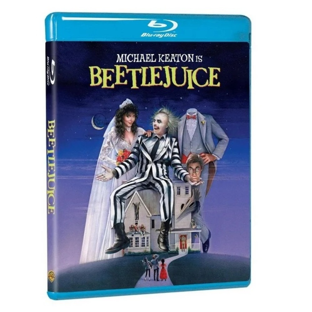 🎬 Beetlejuice (Blu‑ray, New Sealed) Tim Burton Classic – Collector’s Edition
